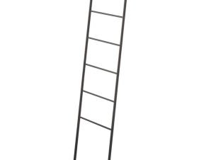 Διακοσμητική Σκάλα – Κρεμάστρα Leaning LBTYMZK2813 45x24x160cm Black-Natural Yamazaki