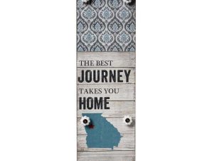 Κρεμάστρα Journey-Home 4 Θέσεων NIK225 Μπεζ-Γαλάζια 60x20x5cm Espiel