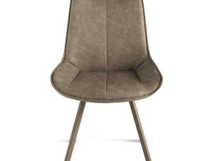 Καρέκλα Clodia 55x62x89cm Dove Grey Capodarte