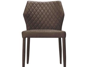 Καρέκλα Tego 49x53x84cm Dark Brown Capodarte