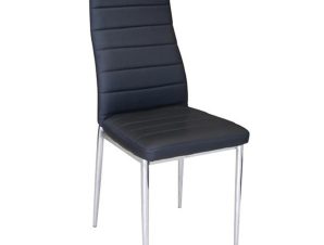 Καρέκλα Jetta ΕΜ966Χ,36 Black 40x50x95 cm Σετ 6τμχ