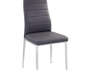 Καρέκλα Jetta ΕΜ966Χ,86 Grey 40x50x95 cm Σετ 4τμχ