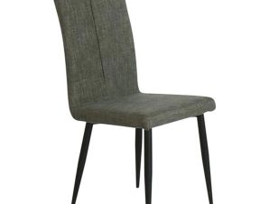 Καρέκλα Mina ΕΜ761,2 Brown 43x48x97 cm Σετ 6τμχ