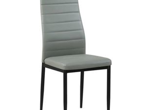 Καρέκλα Jetta ΕΜ966Β,86 Grey 40x50x95 cm Σετ 6τμχ