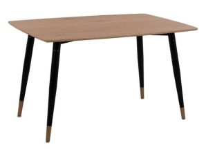Τραπέζι Natural – Black HM8553.01 120x80x74Υ εκ.