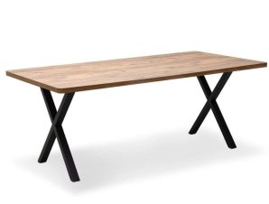 Τραπέζι Jeremy 0212176 200x100x75cm Natural-Black