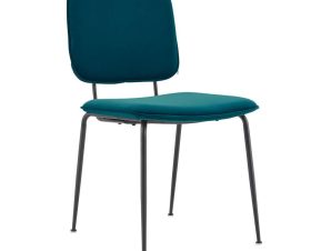 Καρέκλα Τραπεζαρίας Nola 49×61,5xH84,5cm Emerald 03-0719 Σετ 4τμχ
