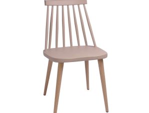 Καρέκλα Lavida Tortora ΕΜ139,91 43X48X77 cm Σετ 4τμχ