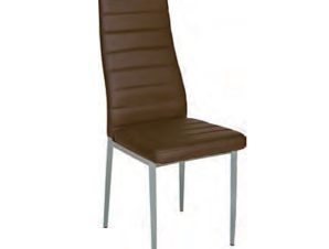 Καρέκλα Aliana Brown Βαφής 11-1228 41X50X96 cm Σετ 6τμχ