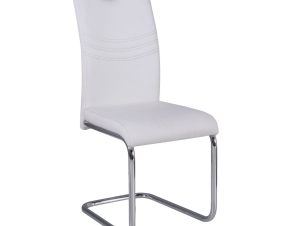 Καρέκλα Croft White ΕΜ914,1 43X58X97 cm Σετ 4τμχ