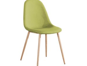 Καρέκλα Celina Green ΕΜ907,3 45X54X87 cm Σετ 4τμχ